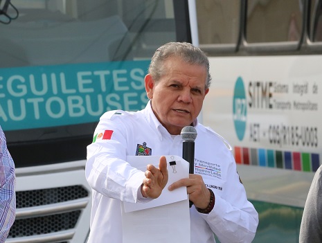 Jorge Longoria Treviño, titular de la Agencia Estatal del Transporte. (Leonel Rocha)