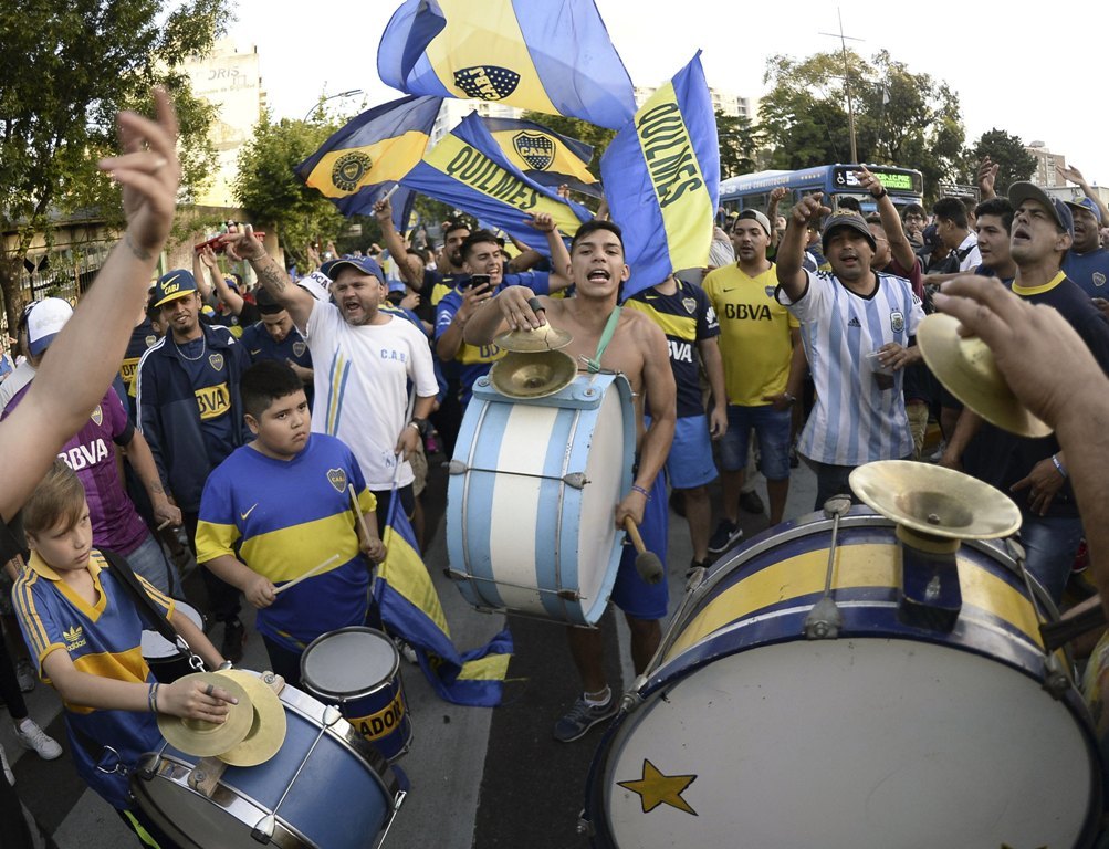 Seguidores de Boca Juniors (AFP)