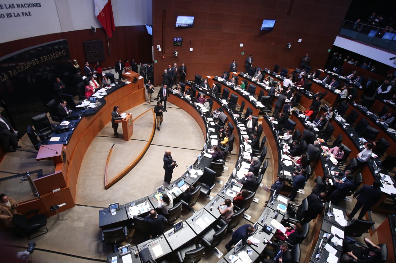 Sesión del Senado de la República. (Juan Carlos Bautista)