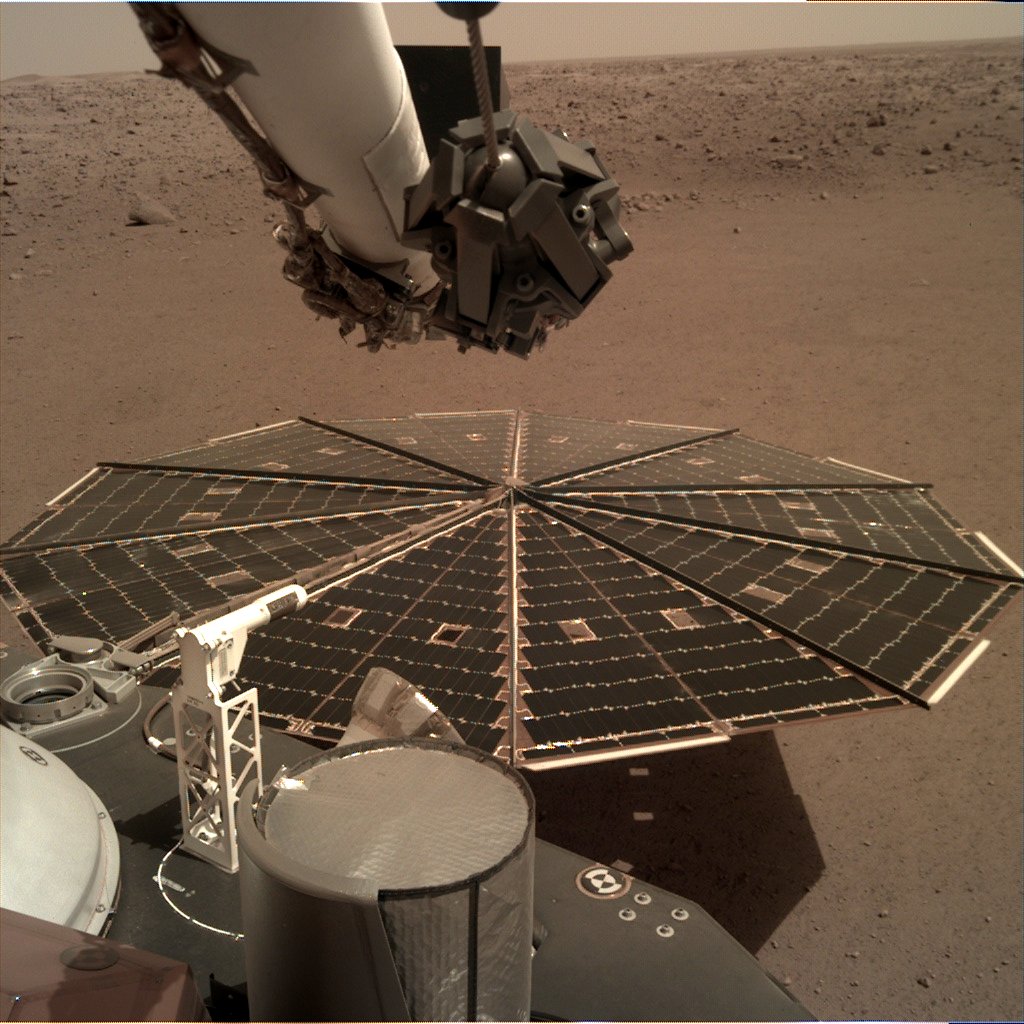 InSight captó las vibraciones del viento marciano. (NASA)