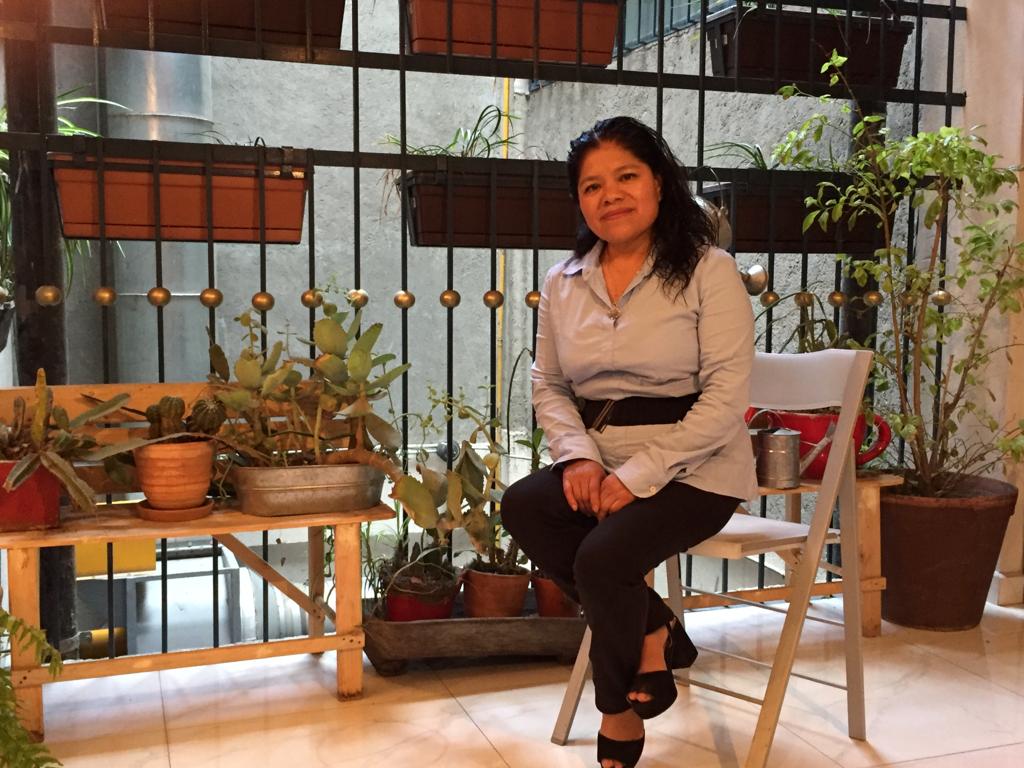 Marcelina Bautista, fundadora del Sindicato Nacional de Trabajadores y Trabajadoras del Hogar. (Fanny Miranda)