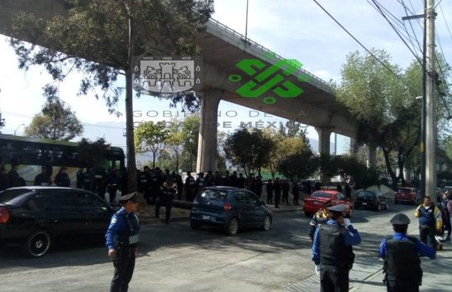 Se reabrió la circulación en Periférico Sur y calle Céfiro. | Twitter @OVIALCDMX