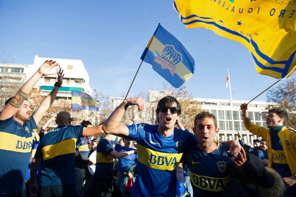 Aficionados de Boca Juniors (AFP)