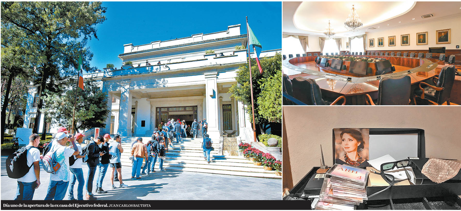 Día uno de la apertura de la ex casa del Ejecutivo federal. (Juan Carlos Bautista)