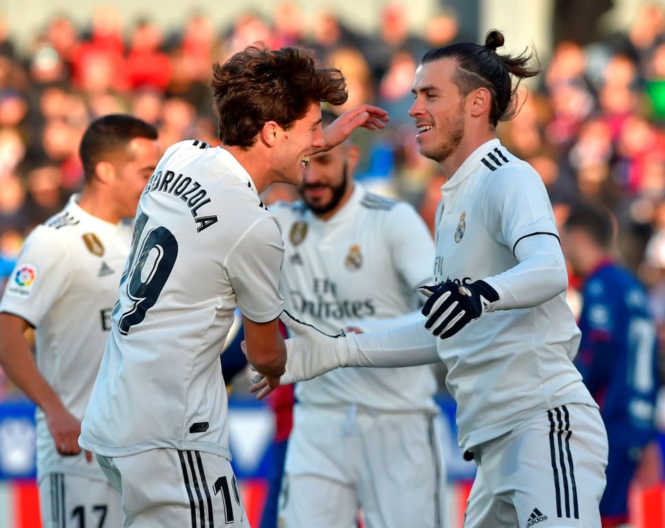 El galés Gareth Bale en festejo de gol (AFP)