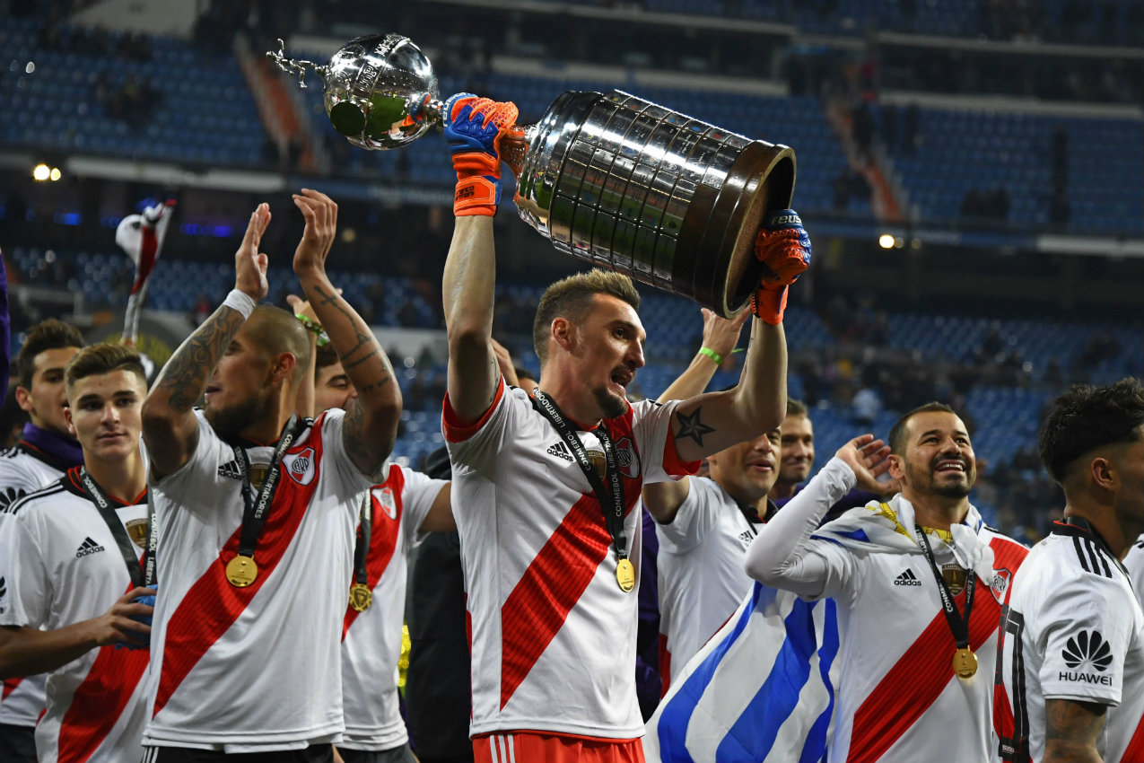 River se proclamó Campeón de la Copa Libertadores del 2018 (AFP)