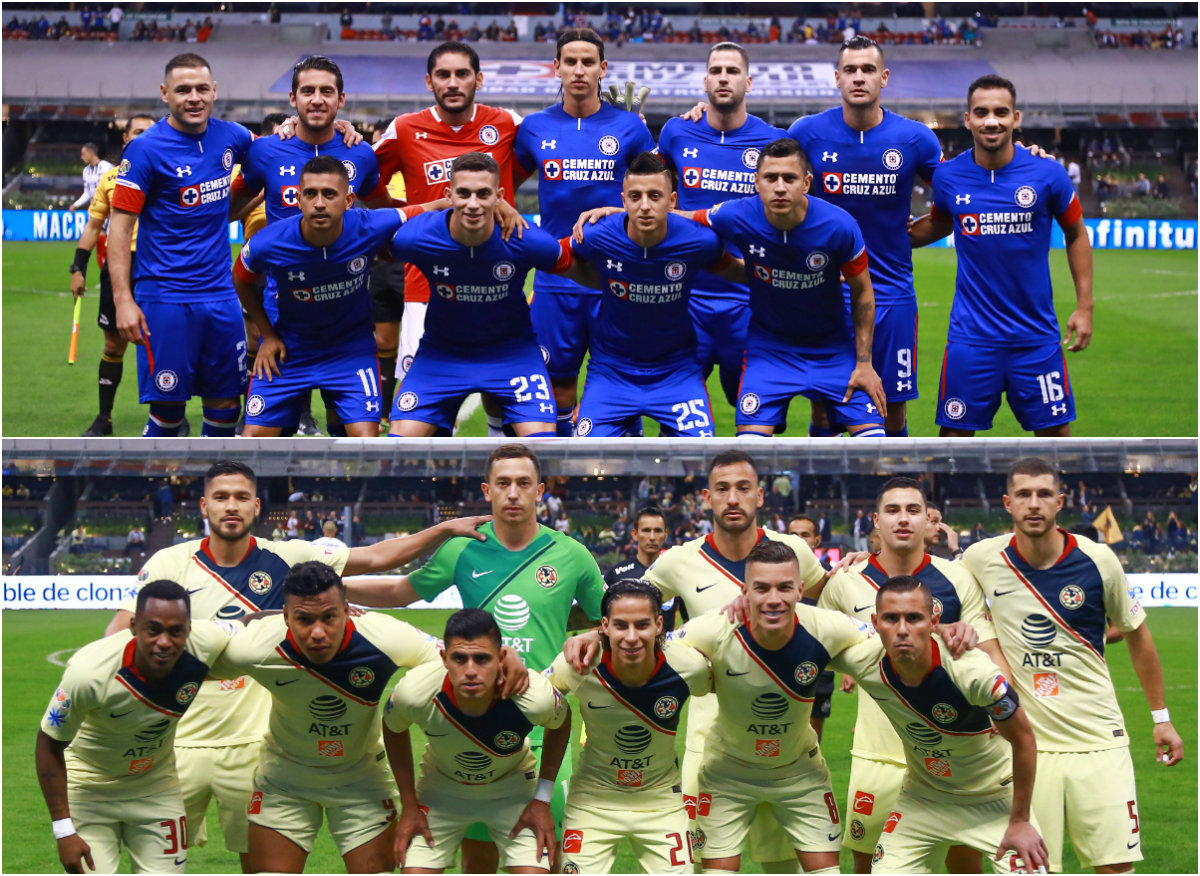 Cruz Azul y América tendrán a todos sus jugadores disponibles en la final de ida (Imago7)