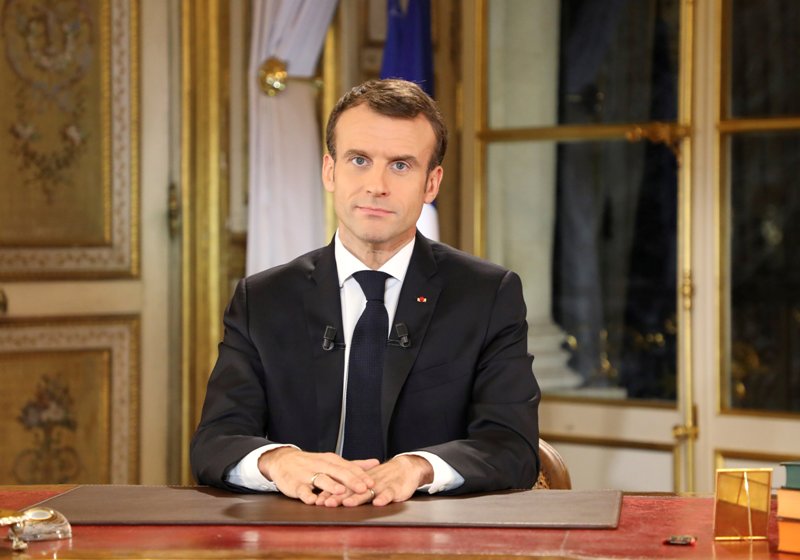 Emmanuel Macron.  (Reuters)
