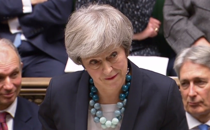 La primera ministra británica, Theresa May.