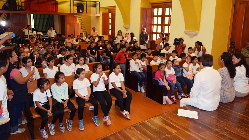 Al menos 90 niños de distintos municipios participaron en el encuentro (Cortesía).