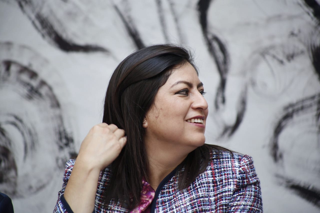 Presidenta municipal de Puebla, Claudia Rivera Vivanco (Andrés Lobato)