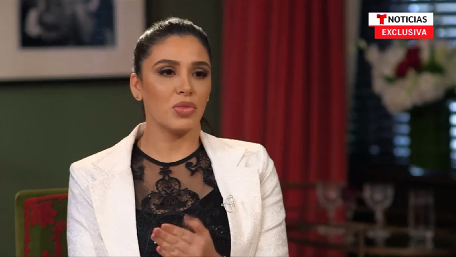 En el programa especial "La Mujer Detrás de El Chapo", Coronel habló de sus hijas, de sus sueños, de sus negocios y del juicio.