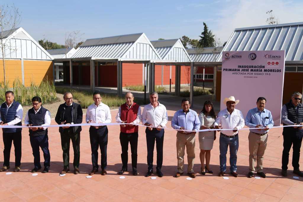 Antonio Gali entrega infraestructura educativa en Santa Isabel Cholula (Especial)