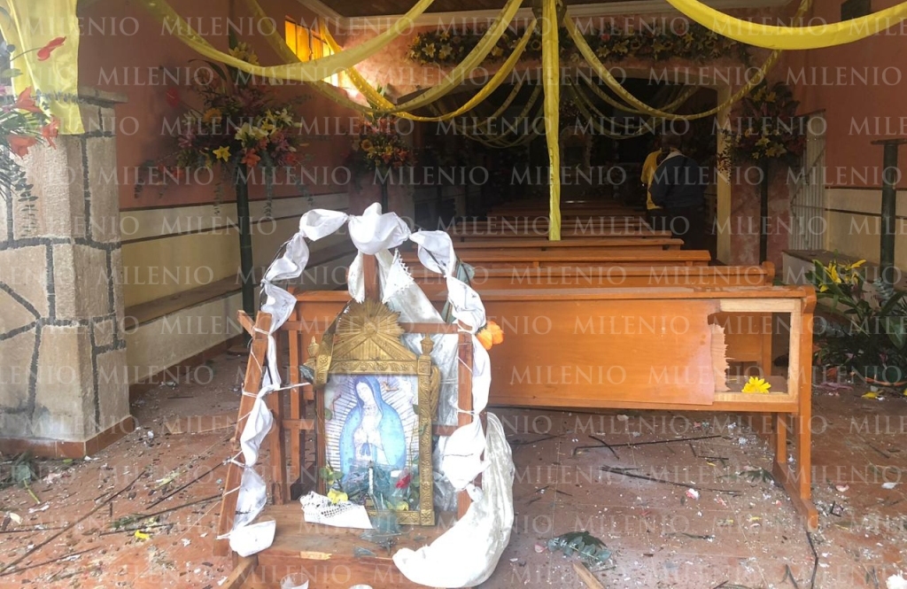 La explosión se originó en una capilla. (Estrella Álvarez)