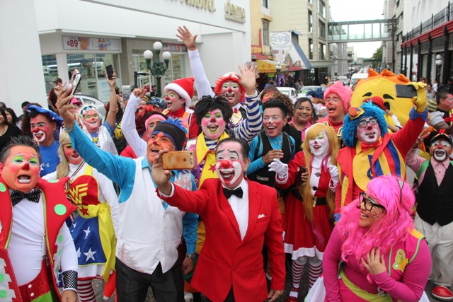Día Mundial del Payaso, celebran en Tampico (José Luis Tapia)