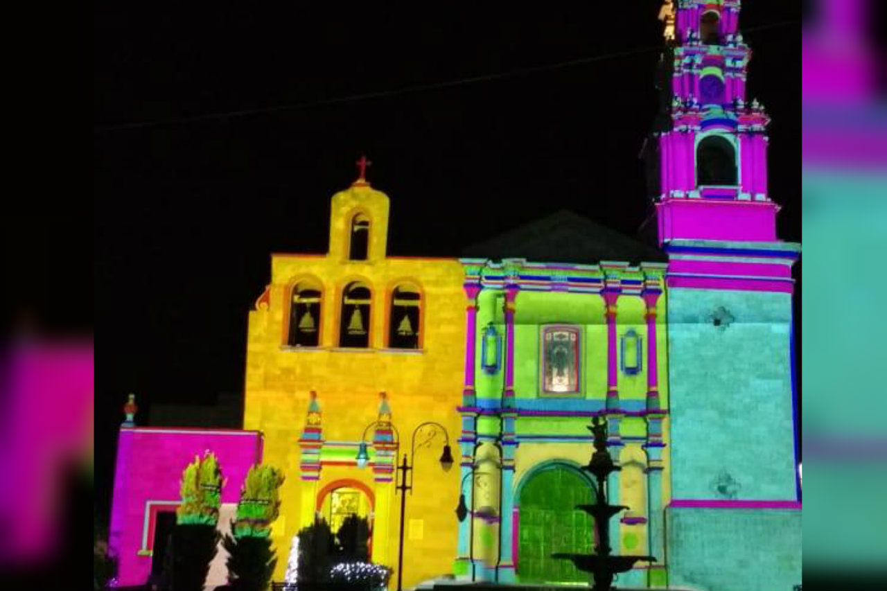 Los videomappings contendrán imágenes alusivas a las fiestas decembrinas. Foto: Cortesía