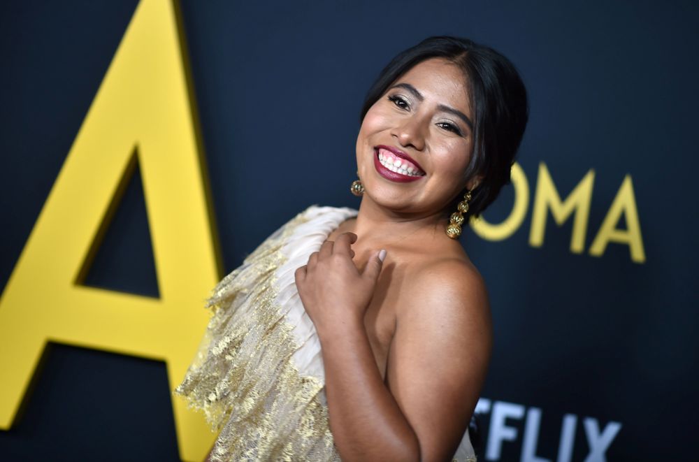 Yalitza Aparicio ha destacado en la temporada de premios gracias a su actuación en 'Roma', de Alfonso Cuarón (AFP).