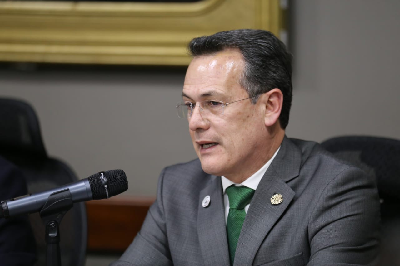 Adolfo Pontigo Loyola, rector de la Universidad Autónoma del Estado de Hidalgo (UAEH). (Jorge Sánchez)