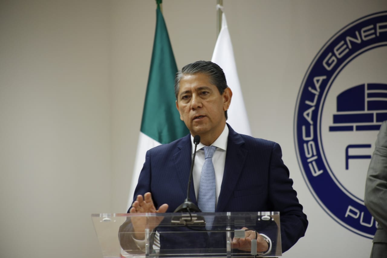Gilberto Higuera Bernal, encargado del despacho de la Fiscalía General del Estado de Puebla, informó sobre la renuncia del titular de la Fisdai (André