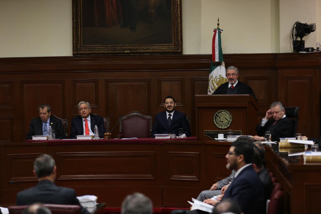 Presidente de la Corte rinde informe de labores. (Jorge Carballo)