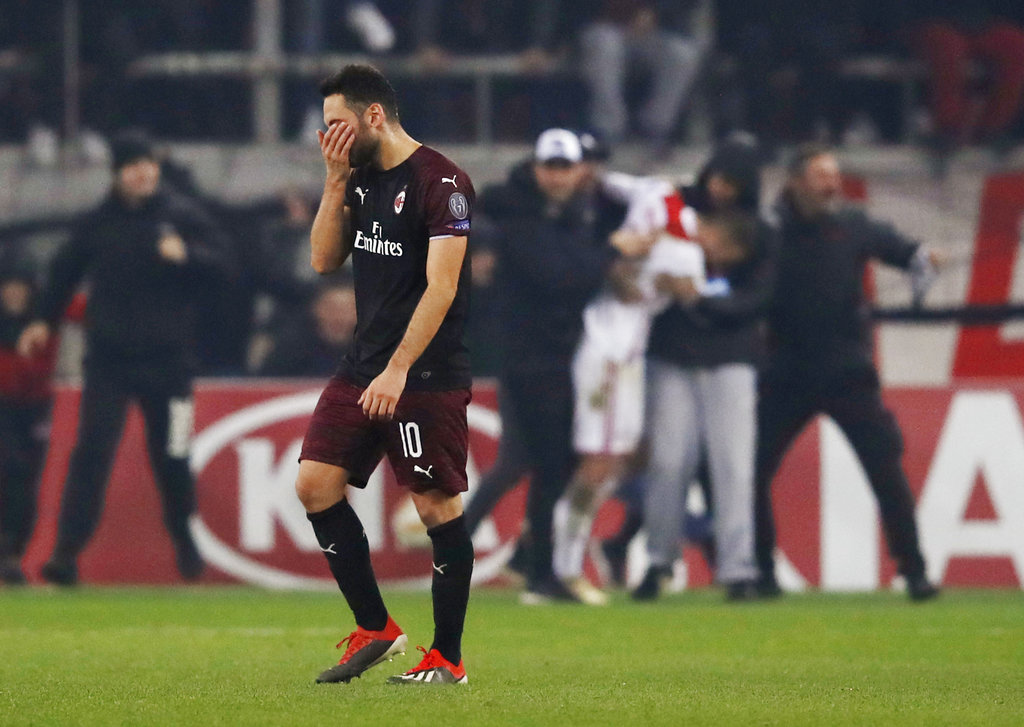 El Milan podría ser excluido de una competición europea (AP)