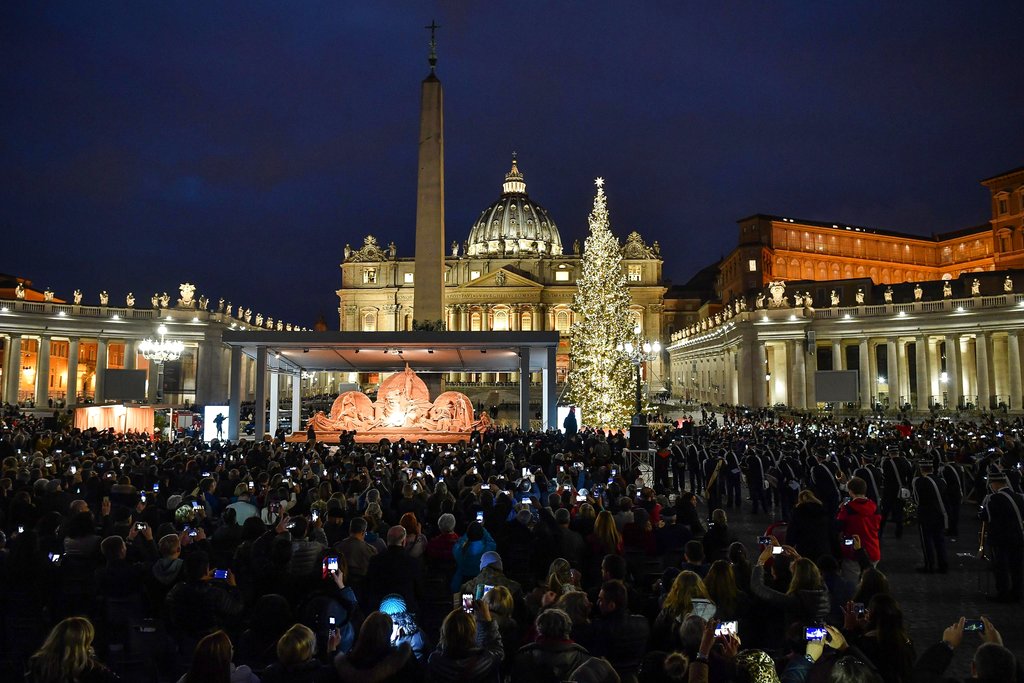 La Navidad mexicana en el Vaticano se realiza cada diciembre desde hace 11 años. (AP)