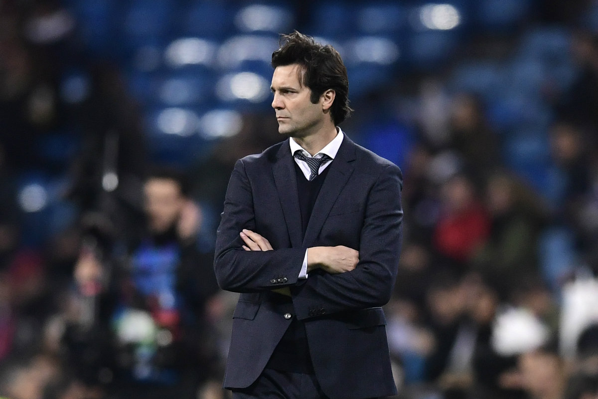 Santiago Solari, técnico del Real Madrid (AFP)