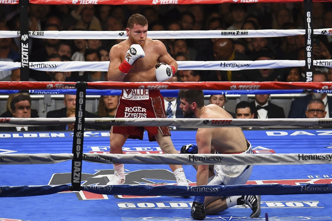 Saúl ‘Canelo’ Álvarez consigue su tercer título mundial (Mexsport)