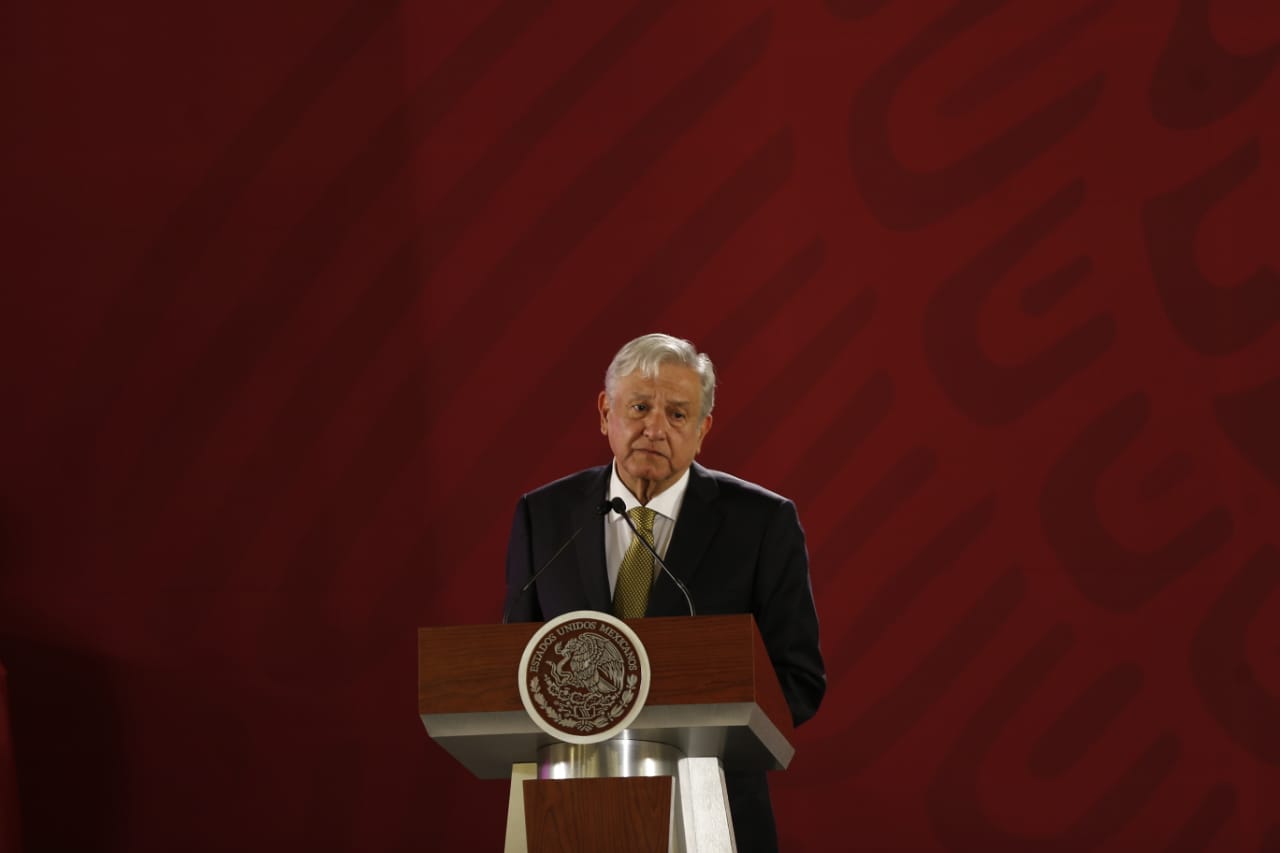 Andrés Manuel López Obrador en su conferencia matutina (Héctor Téllez)
