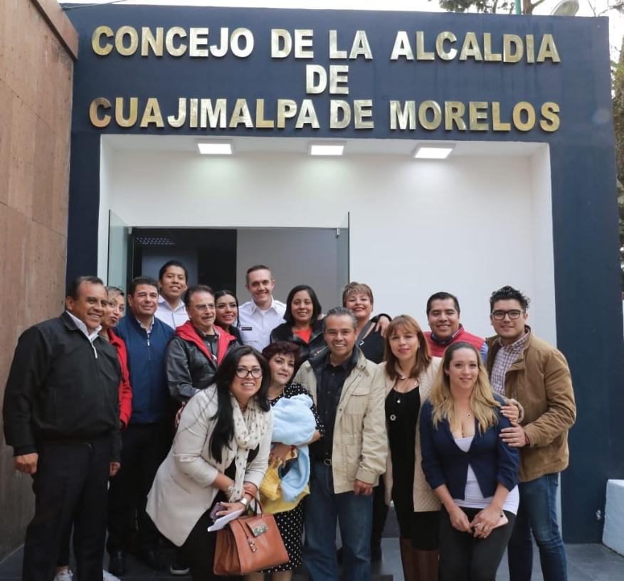Concejales visitaron la alcaldía de Cuajimalpa. (Especial)