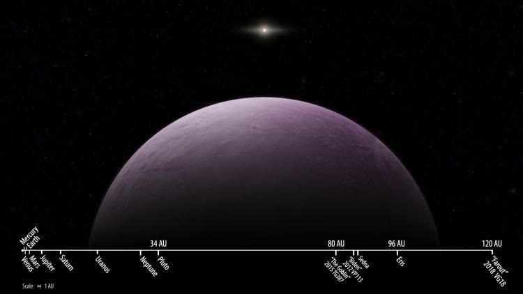El objeto se encuentra a 120 unidades astronómicas. (DPA)