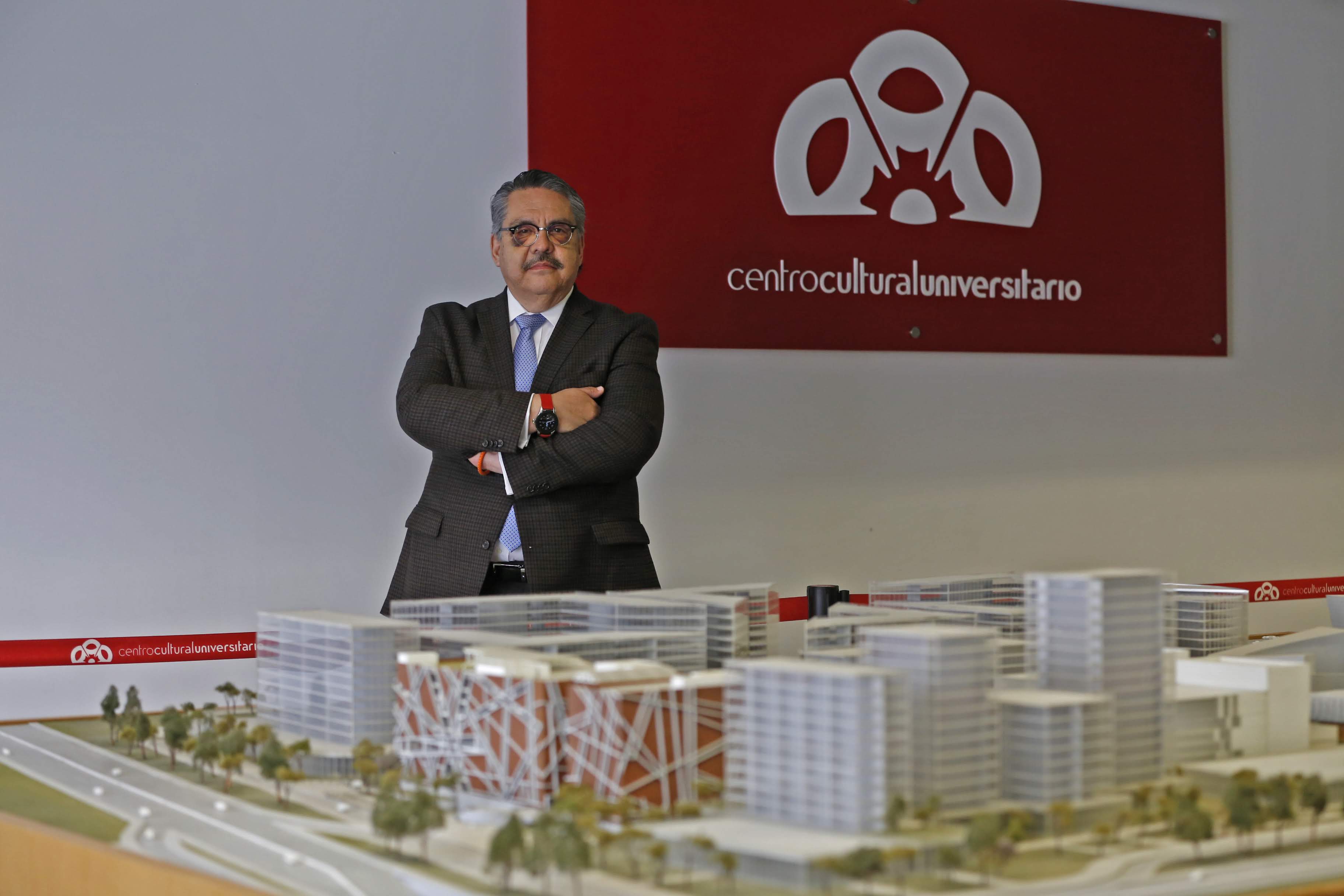 Héctor García Curiel, director general de la Inmobiliaria Universitaria de la Universidad de Guadalajara. (Fernando Carranza)