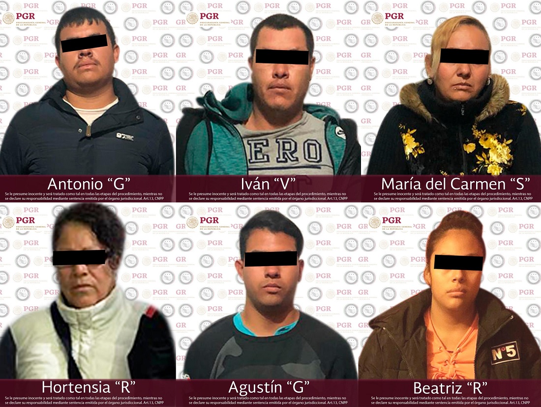 Los seis detenidos son integrantes del cártel del Golfo. (Especial)