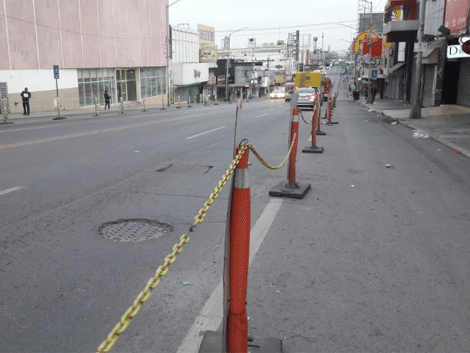 Fueron instaladas desde la calle Hidalgo hasta Modesto Arreola. (Foto: Leyda Estrada)