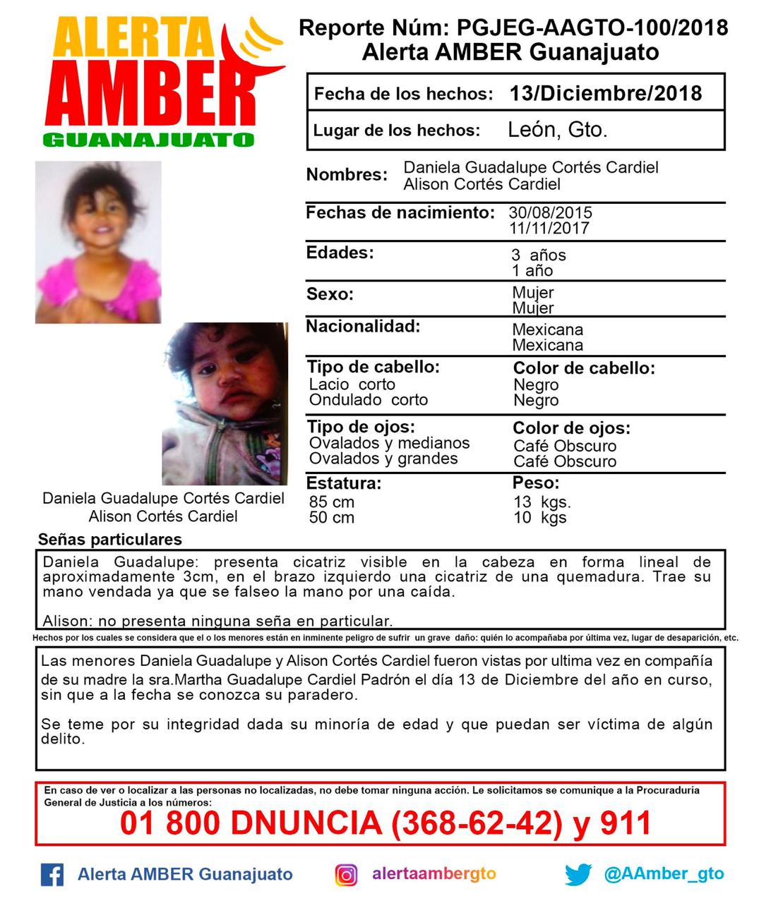 Las desaparecidas son hermanas