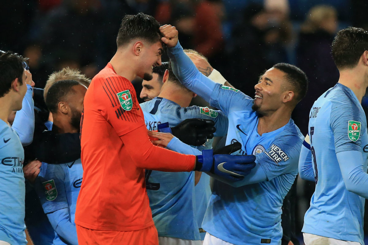El Manchester City avanzó a las semifinales de la Copa de Liga (AFP)