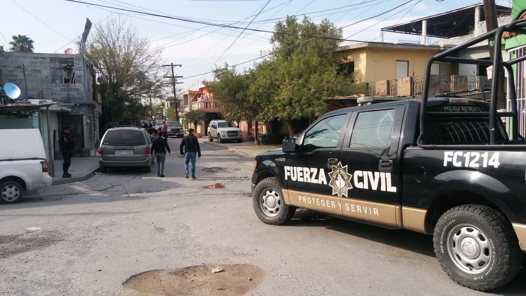 En el operativo participaron elementos de Fuerza Civil y de la Agencia Estatal de Investigaciones. Foto: Agustín Martínez