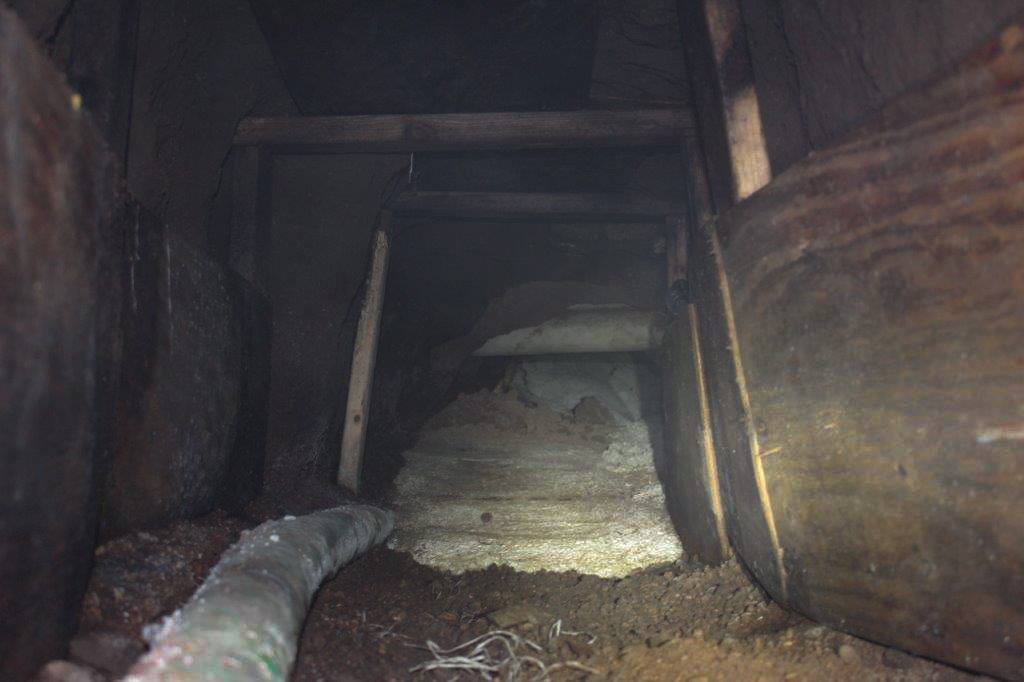 La Patrulla Fronteriza encontró un túnel que conectaba México con Estados Unidos. (@CBPArizona)