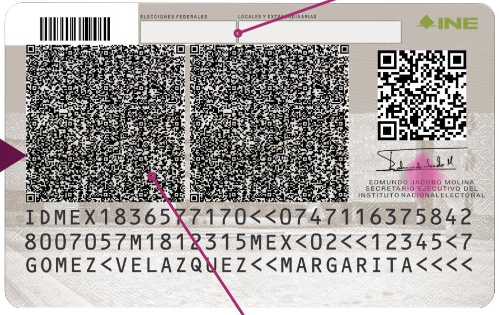 Proponen candados QR para credencial de elector/Especial.