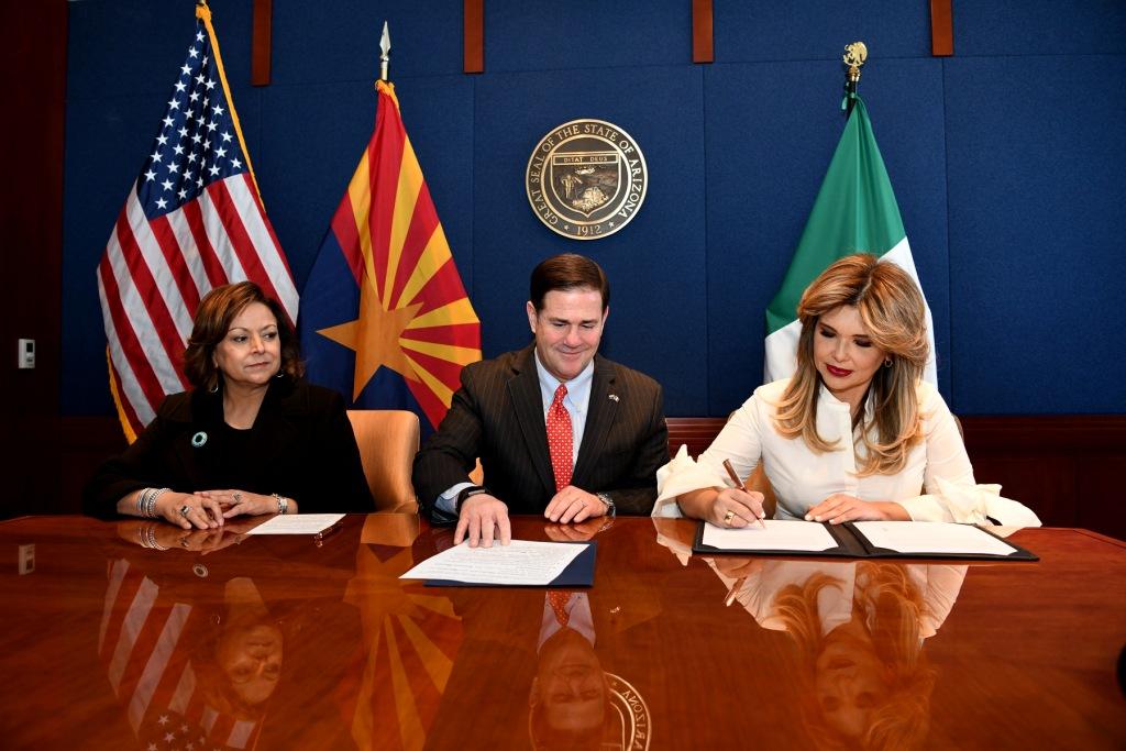 Los gobernadores de Sonora, Nuevo México y Arizona firmaron un acuerdo para exportar gas natural. (Especial)