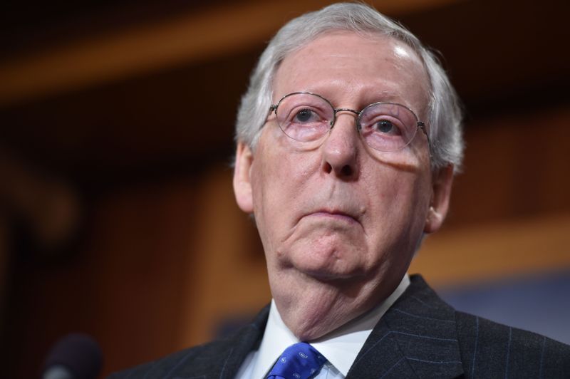 El jefe de la mayoría republicana en el Senado, Mitch McConnell.