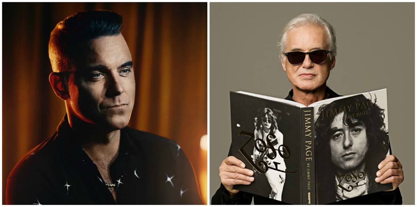 Robbie Williams y Jimmy Page
