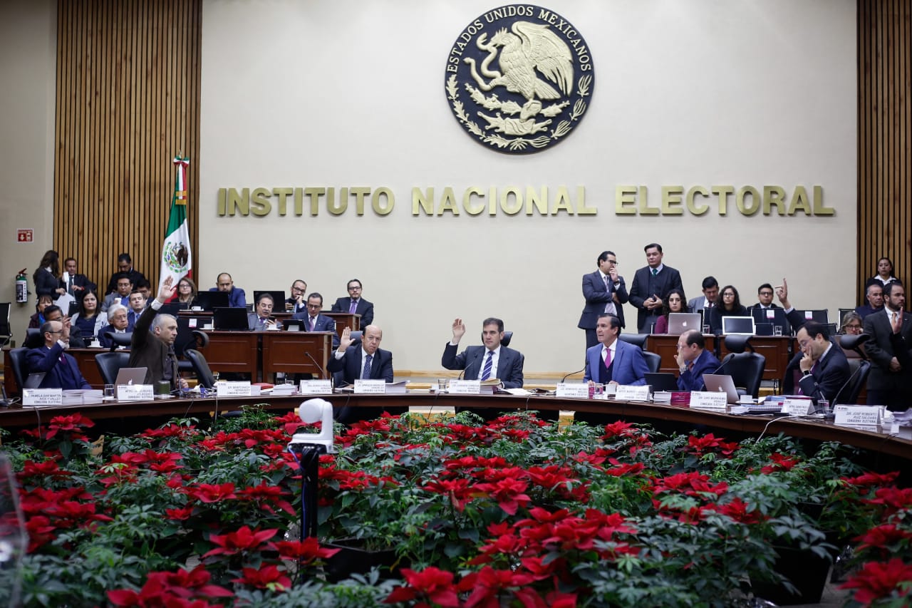 Sesión extraordinaria del Consejo General del Instituto Nacional Electoral (Araceli López)