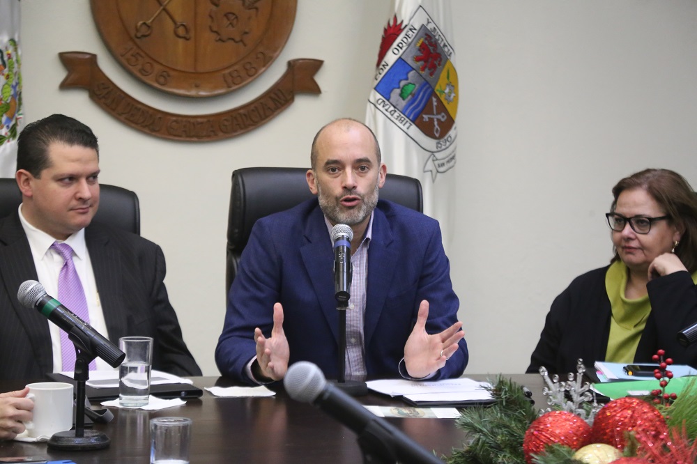 El alcalde de San Pedro, Miguel Treviño. (Raúl Palacios)