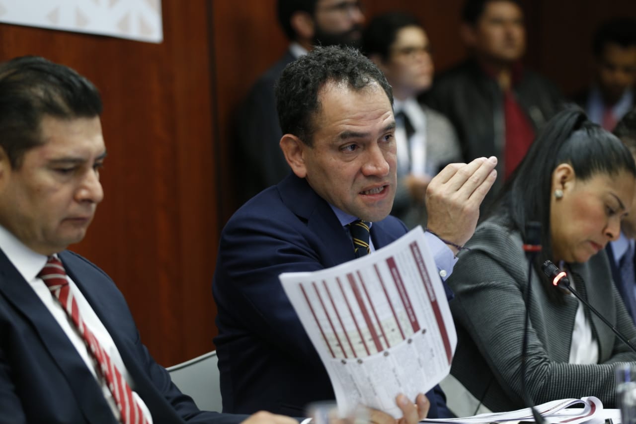 Comparecencia del subsecretario de Hacienda, Arturo Herrera, en la Comisión de Hacienda del Senado. (Foto: Héctor Téllez)