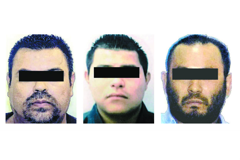 Víctor Manuel Tamez, Nelson Roberto Muñoz y Juan Antonio Hernández. (Foto: Especial)