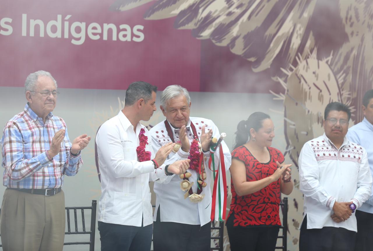 Andrés Manuel López Obrador presenta el Programa Nacional de Pueblos Indígenas (Nelly Salas)