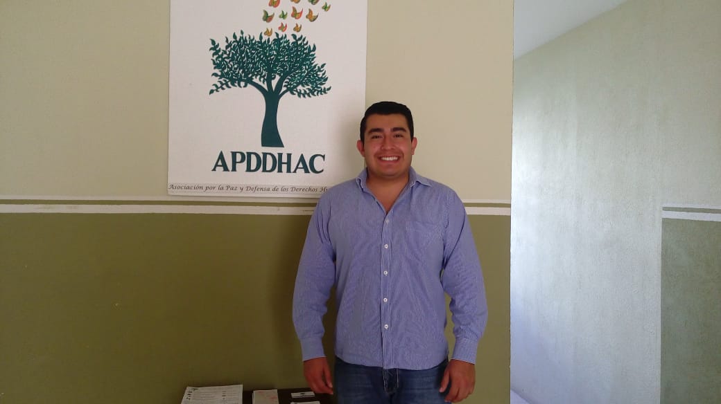 Iván Espino Pichardo, director de la Asociación por la Paz y la Defensa de los Derechos Humanos. (Elizabeth Hernández)