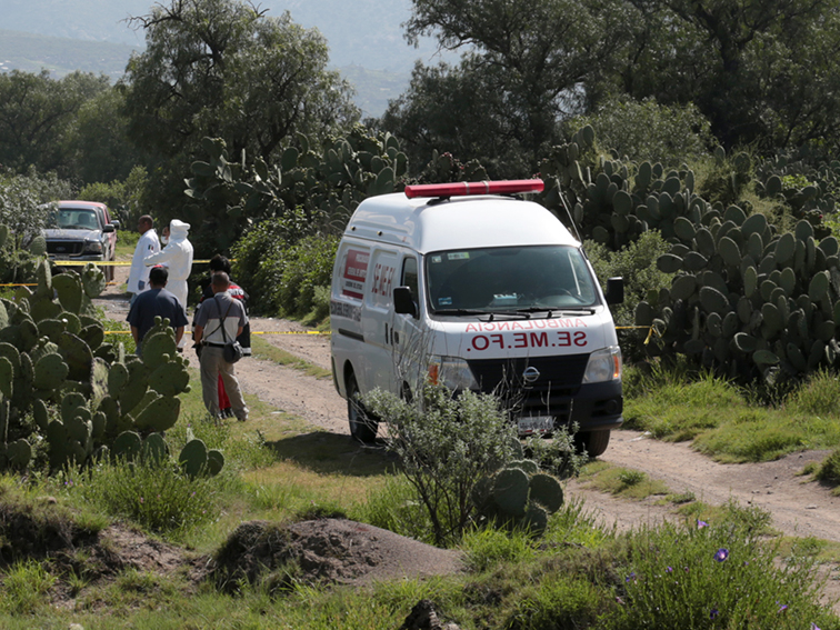 Los policías notificaron a la Procuraduría General de Justicia del Estado de Hidalgo.