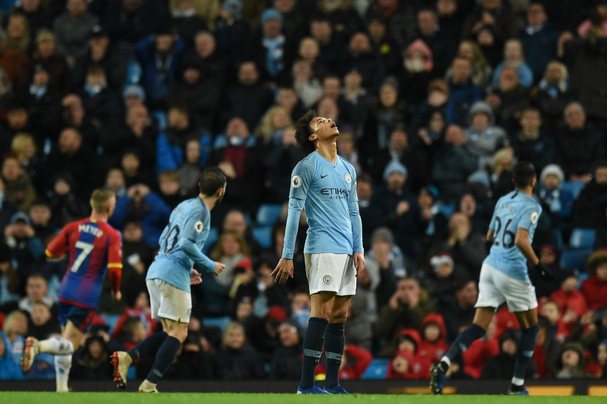Manchester City cae ante el Crystal Palace (AFP)